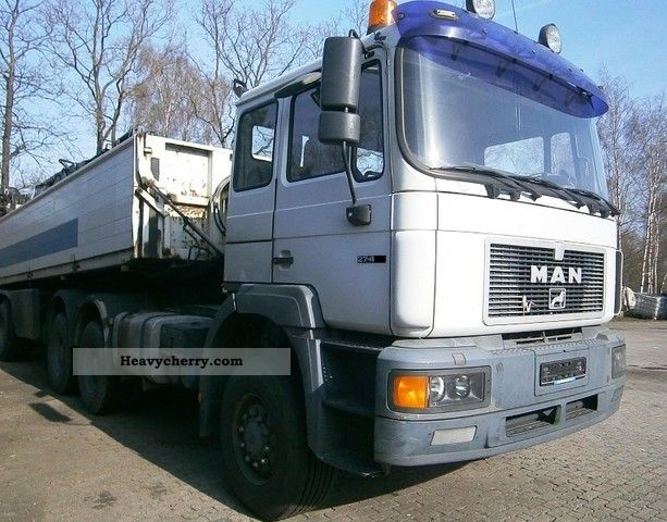 1998 MAN  27 463 27 464 6X6 truck leaf spring German Semi-trailer truck Standard tractor/trailer unit photo