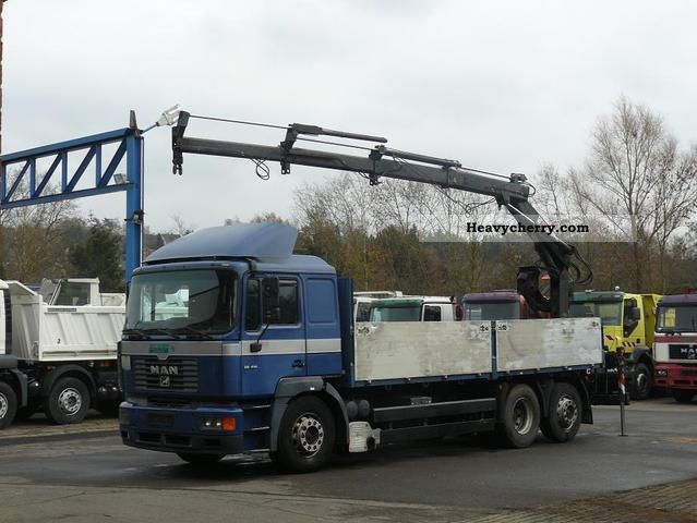 1999 MAN  26 414 / 6X2 Hiab 105-3 Truck over 7.5t Truck-mounted crane photo
