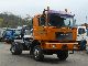 2000 MAN  19 414 / 4X4 retarder Kipphydraulik Semi-trailer truck Standard tractor/trailer unit photo 2