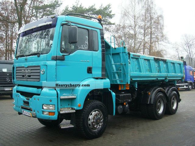 2003 MAN  26 410 6x6 AUTOMATIC BOARD Truck over 7.5t Three-sided Tipper photo