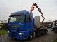 2006 MAN  26.430 TGA 6x2 steering axis BDF-body + crane Euro3 Truck over 7.5t Swap chassis photo 1