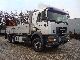2001 MAN  FE 26 410 6X4 Building PK21000 + € 3 trailer Truck over 7.5t Stake body photo 11