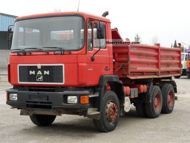 1989 MAN  24 292 F2000 kiln trucks no 26.292/33.292 Truck over 7.5t Mining truck photo
