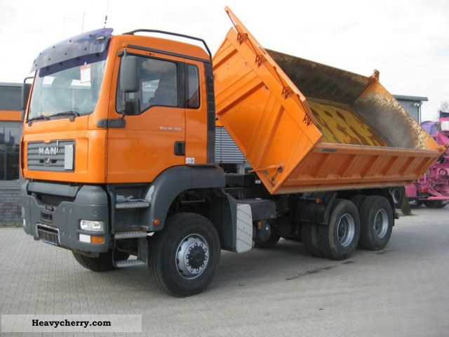 2004 MAN  26 360 6x6, Blatgef., € 3 Truck over 7.5t Three-sided Tipper photo