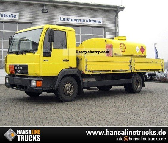 1998 MAN  8.163L 4x2 PLATFORM WITH KROLL A3 DEMOUNTABLE Van or truck up to 7.5t Stake body photo