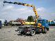 1997 MAN  9163 City with hook and crane Van or truck up to 7.5t Roll-off tipper photo 3