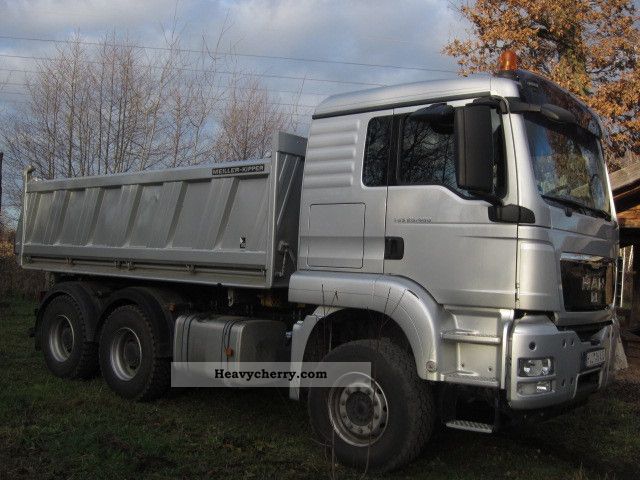 2009 MAN  TGS 26.480 6x4 6400 km climate control € 5 Truck over 7.5t Tipper photo