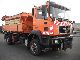 1997 MAN  19 343 4x4 winter service change Spreader Truck over 7.5t Three-sided Tipper photo 8