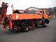 1996 MAN  19 343 4x4 snow removal, removable crane radio Truck over 7.5t Three-sided Tipper photo 9
