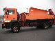 1996 MAN  19 343 4x4 snow removal, removable crane radio Truck over 7.5t Three-sided Tipper photo 4