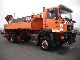 1996 MAN  19 343 4x4 snow removal, removable crane radio Truck over 7.5t Three-sided Tipper photo 8