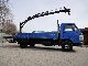 1992 MAN  8150 Flatbed with crane, original 136,279 km Van or truck up to 7.5t Stake body photo 3
