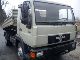 1997 MAN  STAN 10-163 97r IDEALNY 245TYS KM Oryginal Truck over 7.5t Tipper photo 3