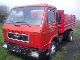 1990 MAN  10-150 Lad 6 t Wywrot MEILLER NA 3 strony Truck over 7.5t Tipper photo 1