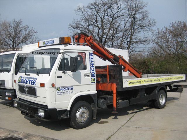 1993 MAN  9150 Truck over 7.5t Stake body photo