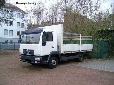 2004 MAN  LE 140 C 4.60 m Platform Van or truck up to 7.5t Stake body photo