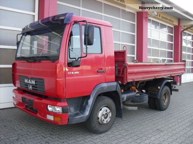 2003 MAN  FE 8180 Tipper Van or truck up to 7.5t Three-sided Tipper photo