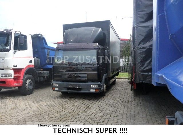 2001 MAN  L2000 Truck over 7.5t Stake body and tarpaulin photo