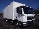 2009 MAN  BL 102 557 8180 manual transmission with LBW Van or truck up to 7.5t Box photo 1