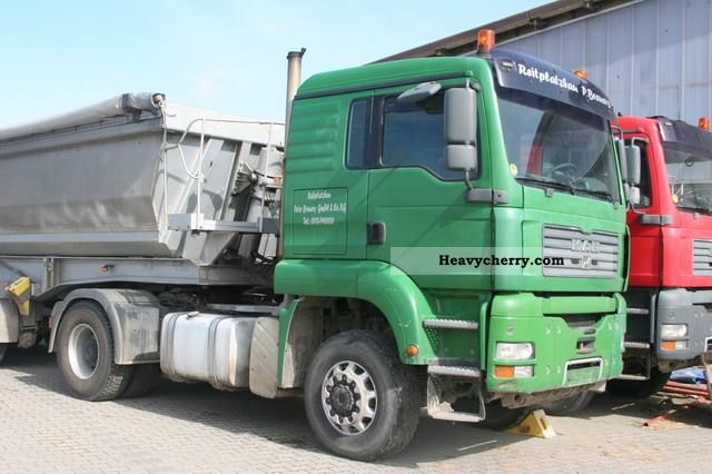 2005 MAN  Commonrial D20 4X4 switching Kipphydr-Euro3 Semi-trailer truck Standard tractor/trailer unit photo