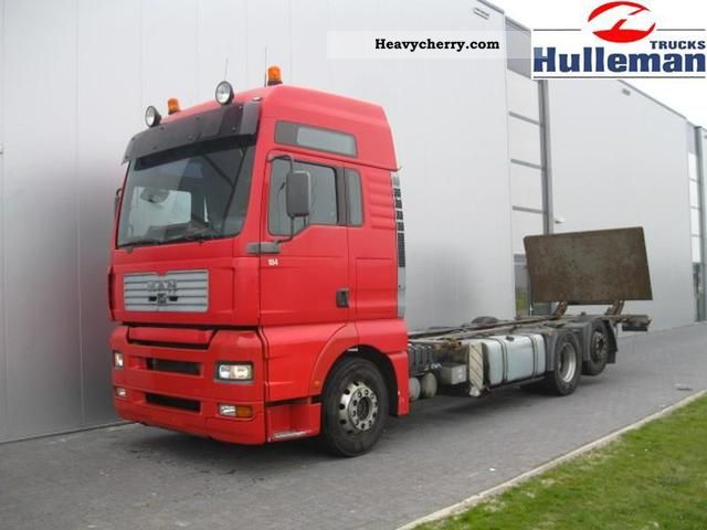 2001 MAN  TGA 26.410 XXL 6X2 MANUEL EURO 3 Truck over 7.5t Chassis photo