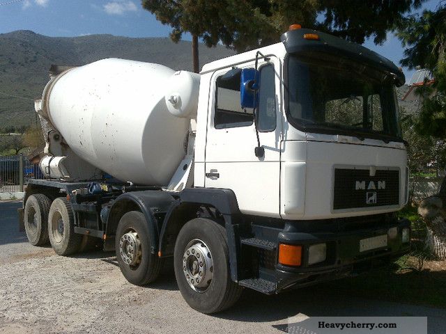 1990 MAN  35 292 35 372 no 8x4 Truck over 7.5t Cement mixer photo