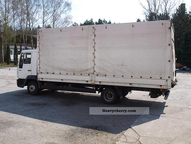 1999 MAN  L2000 Van or truck up to 7.5t Stake body and tarpaulin photo