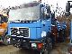 1994 MAN  M 08 4X4 tipper with loading crane Truck over 7.5t Tipper photo 12