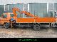 1994 MAN  8150 platform with CRANE Van or truck up to 7.5t Stake body photo 1