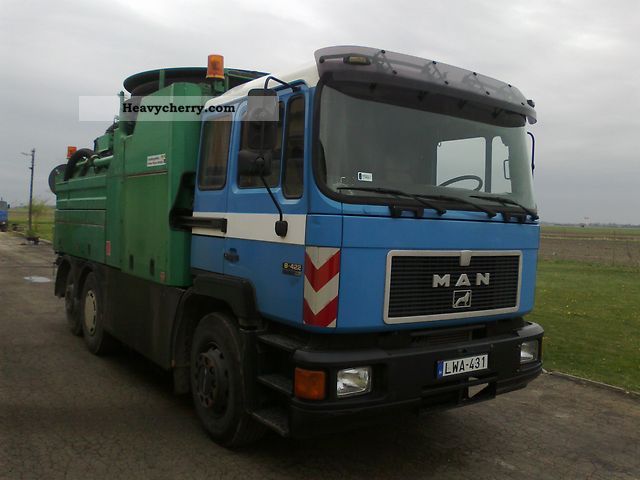 1995 MAN  19 422 1000 Saugwagen 0L Truck over 7.5t Vacuum and pressure vehicle photo