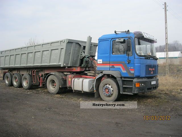 1996 MAN  19 403 Semi-trailer truck Standard tractor/trailer unit photo