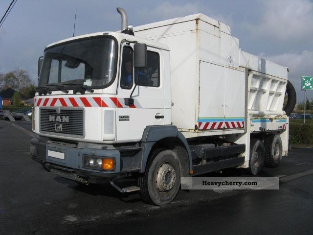 1999 MAN  27 293 DF Truck over 7.5t Vacuum and pressure vehicle photo