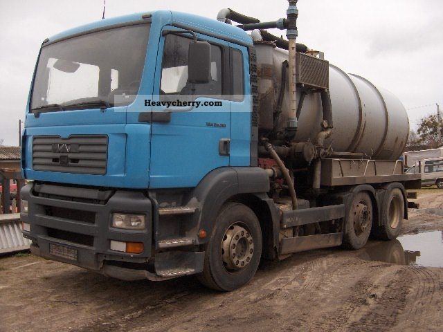 2003 MAN  26 310 TGA suction truck / car feces 14m ³ Truck over 7.5t Vacuum and pressure vehicle photo