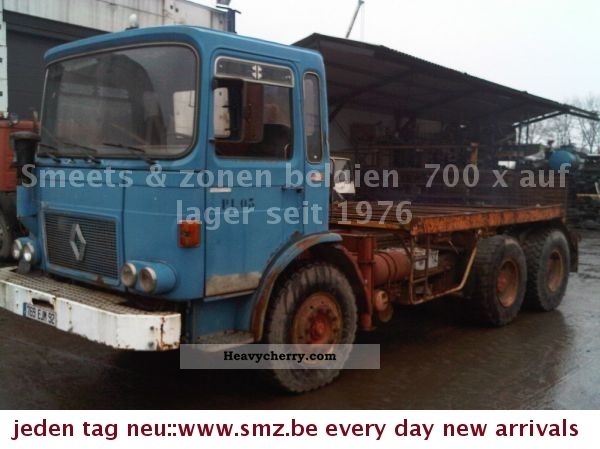 1970 MAN  / SAVIEM (RENAULT) 32-240 Truck over 7.5t Chassis photo