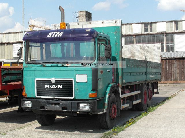 1983 MAN  22 281 6x2 truck German TÜV 1.Hand Truck over 7.5t Stake body photo