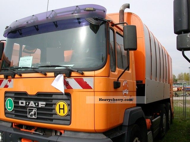 2000 MAN  F310A with Drehdrommel and combined bulk Truck over 7.5t Refuse truck photo