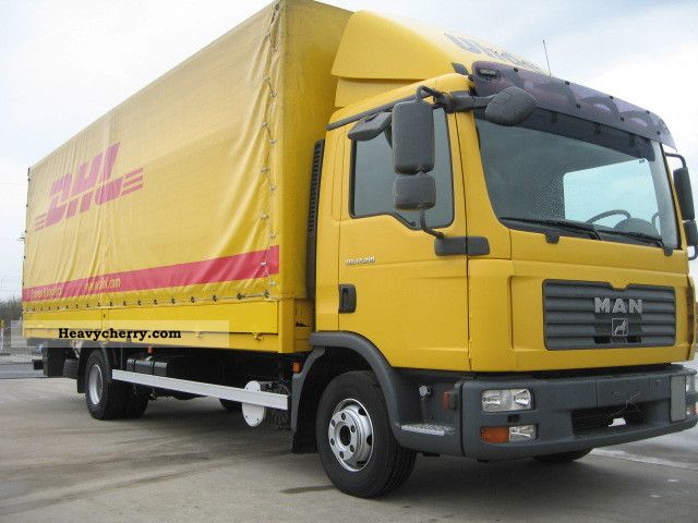 2007 MAN  TGM 12 210 EURO 4, 7350 mm long structure Truck over 7.5t Stake body and tarpaulin photo