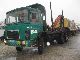 1989 MAN  26 280 6x6 all-wheel short logs with crane Truck over 7.5t Timber carrier photo 3