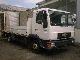 1998 MAN  8-163 F with foldable tail lift Van or truck up to 7.5t Stake body photo 1