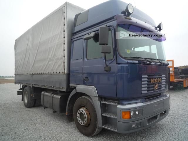 2000 MAN  19 464 bonded Truck over 7.5t Stake body and tarpaulin photo