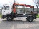 2001 MAN  ME 220 B 4x4 Kraan + NCH cable Semi-trailer truck Heavy load photo 2