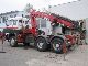 1989 MAN  26 332 6x6 CRANE HMF 2820 K8 21.2 m = 575 kg Semi-trailer truck Standard tractor/trailer unit photo 4