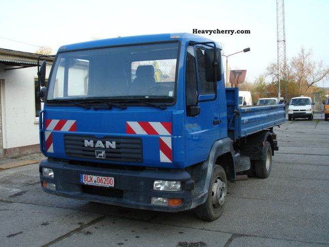 2005 MAN  Meiller tipper 8150 orig 46Tkm Van or truck up to 7.5t Three-sided Tipper photo