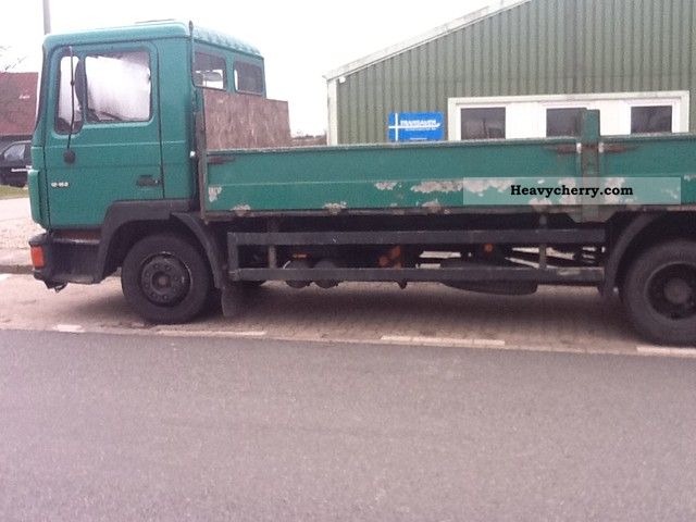 1990 MAN  12 152 Truck over 7.5t Stake body photo