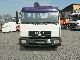 2000 MAN  10 224 4X2 flatbed and crane Palfinger PK 7501 Truck over 7.5t Stake body photo 2
