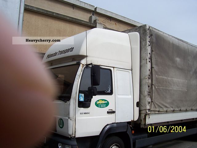 2001 MAN  L2000 Van or truck up to 7.5t Stake body and tarpaulin photo
