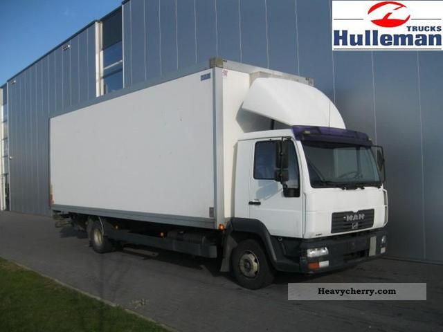 2003 MAN  12 225 4X2 BOX WITH LADEBORDWAND Truck over 7.5t Box photo