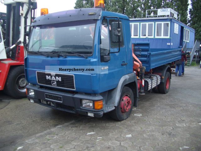 2000 MAN  3 page 10 224 Tipper with crane Truck over 7.5t Three-sided Tipper photo