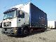 2003 MAN  M33 with charger Truck over 7.5t Stake body and tarpaulin photo 2