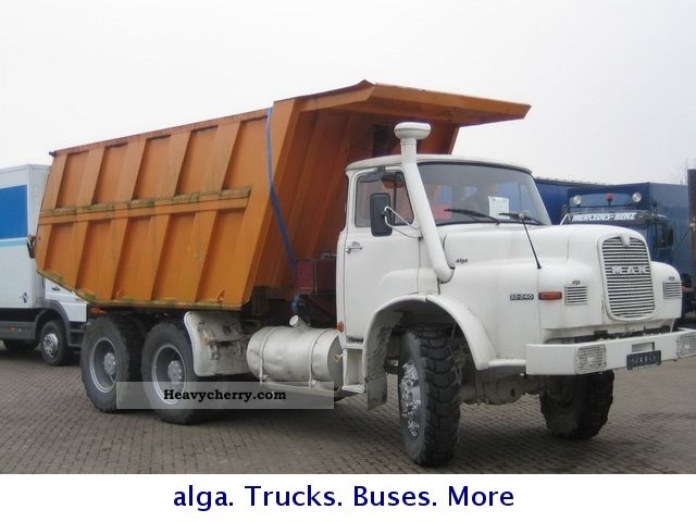 1984 MAN  32 240 6x6 all-wheel dump 19m ³ 110,000 km Truck over 7.5t Mining truck photo